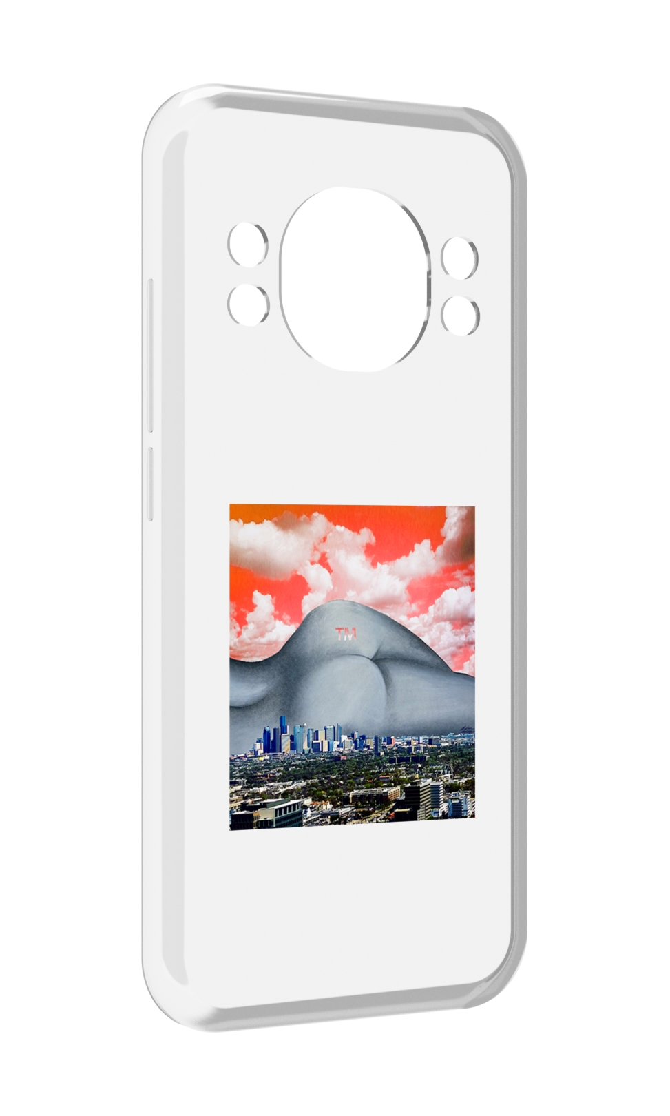 

Чехол MyPads город с девушкой на фоне для Doogee S98 / S98 Pro, Прозрачный, Tocco