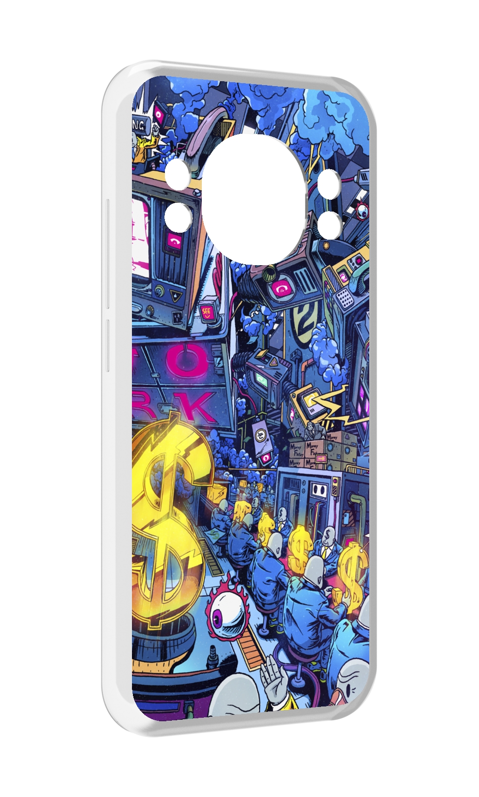 

Чехол MyPads футуристичная картинка для Doogee S98 / S98 Pro, Прозрачный, Tocco