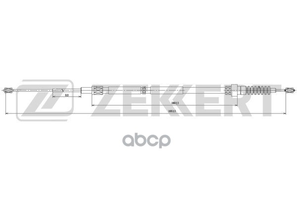 

Трос Стояночного Тормоза Левый/Правый Audi A3 96- Seat Leon 99- Skoda Octavia (1U2 1U5) 96