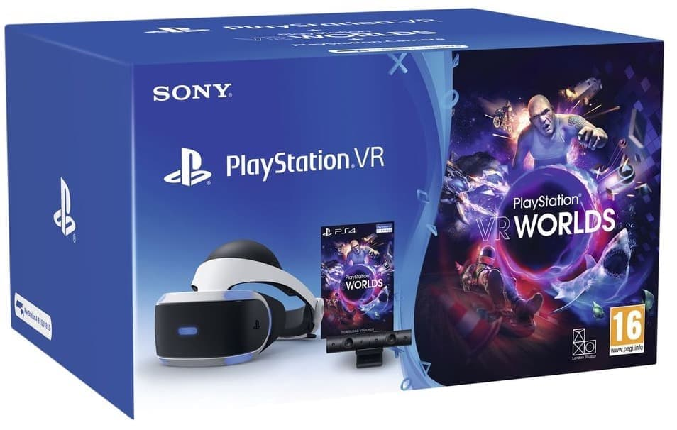 VR шлем Sony PlayStation VR2+VR Worlds+Camera v.2 (CUH-ZVR2)