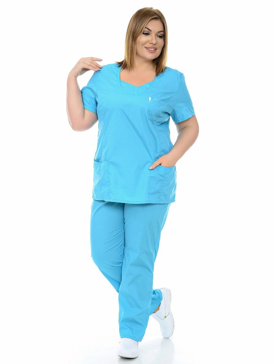 фото Костюм медицинский женский medicalwear олеся 104 зелёный 56 ru