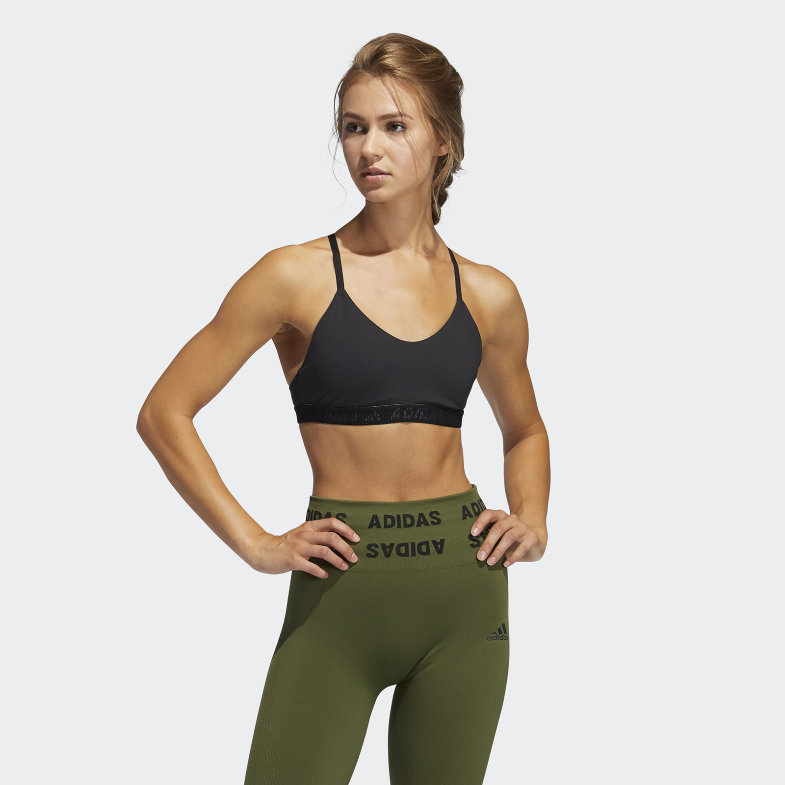 

Топ женский Adidas Am Branded Bra черный XS, Am Branded Bra
