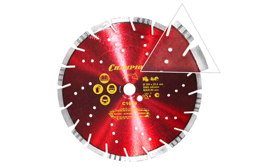 Диск алмазный CHAMPION универсальный PRO Mixtar, С1609 заточной диск champion