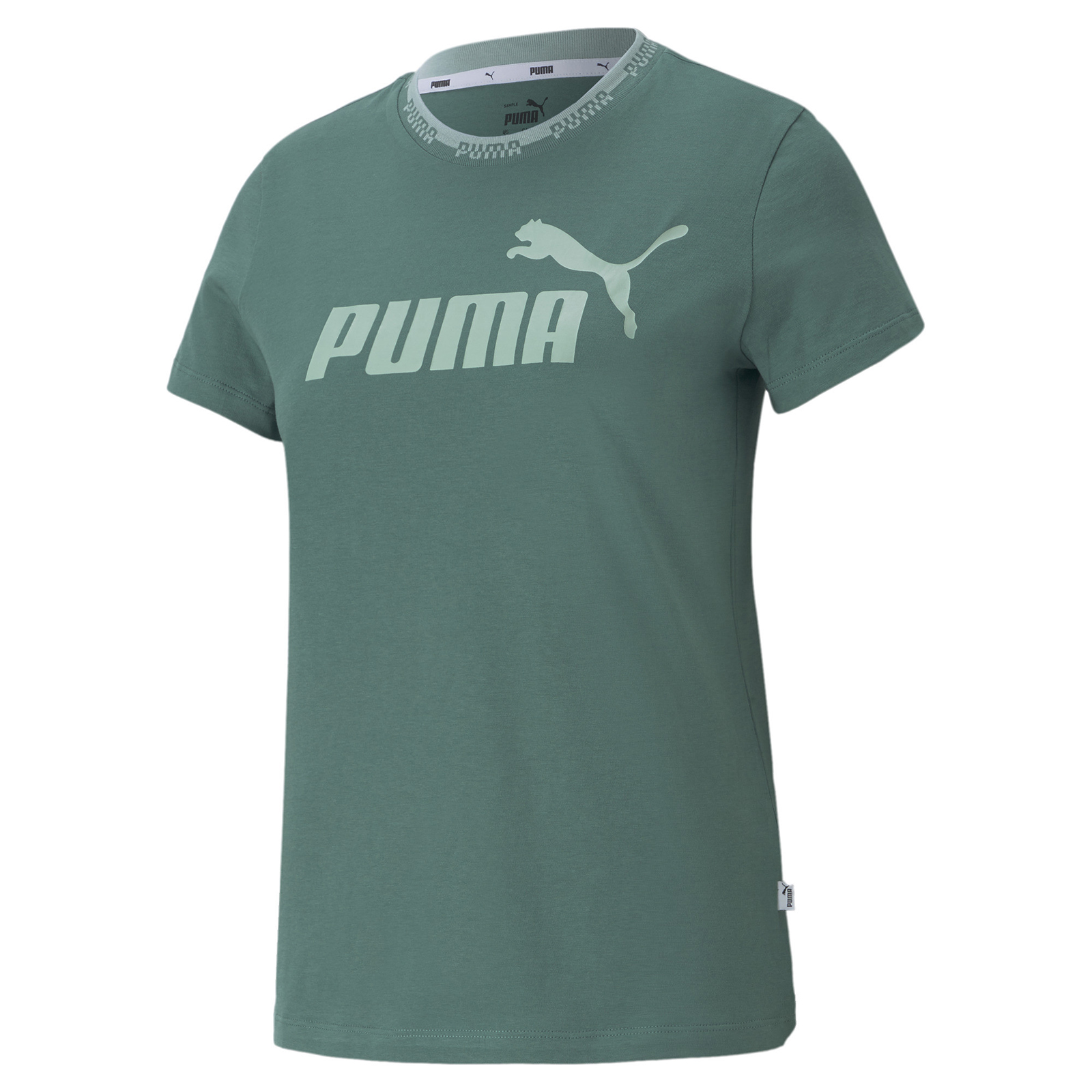 

Футболка женская PUMA Amplified Graphic Tee зеленая M, Amplified Graphic Tee