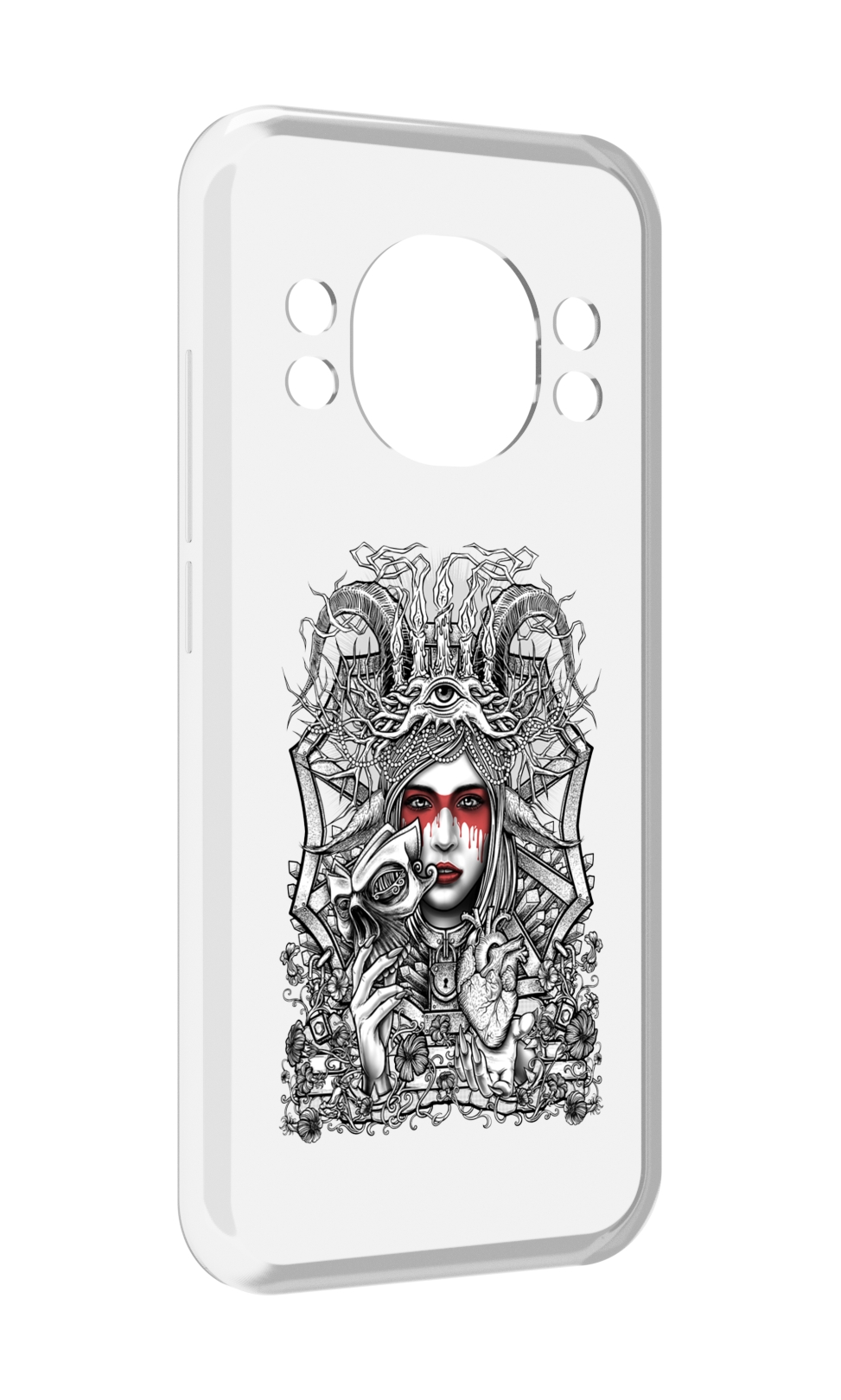 

Чехол MyPads грусная девушка для Doogee S98 / S98 Pro, Прозрачный, Tocco