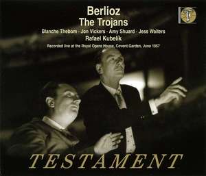 BERLIOZ: The Trojans. / Blanche Thebom, Jon Vickers, Amy Shuard. Royal Opera House Covent