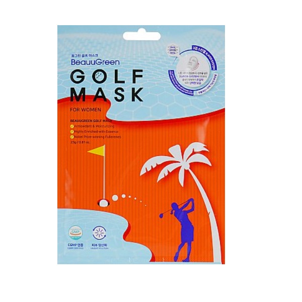 фото Маска для лица тканевая beauugreen golf women mask pack 23 г