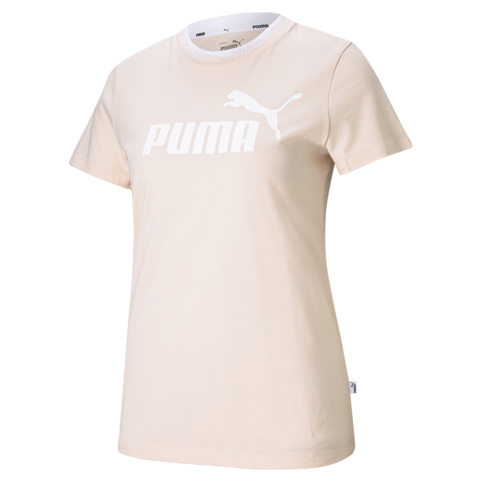 

Футболка женская PUMA Amplified Graphic Tee белая L, Amplified Graphic Tee