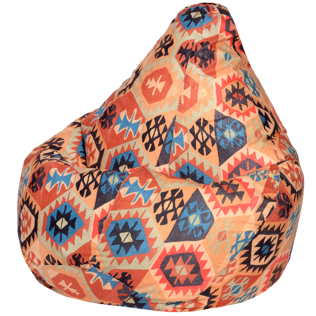 фото Кресло мешок груша мехико оранжевое 3xl, классический dreambag