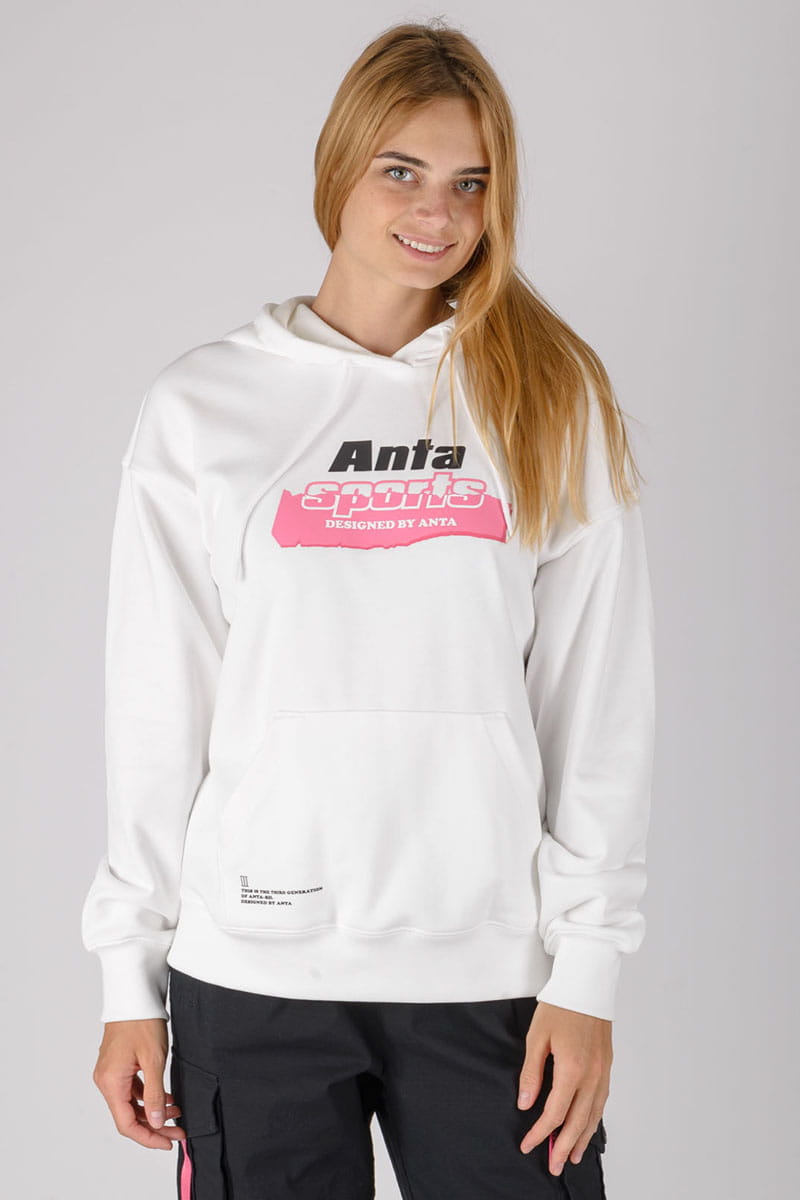 

Худи женское Anta 862218737 Badao белое M, Белый, 862218737 Badao