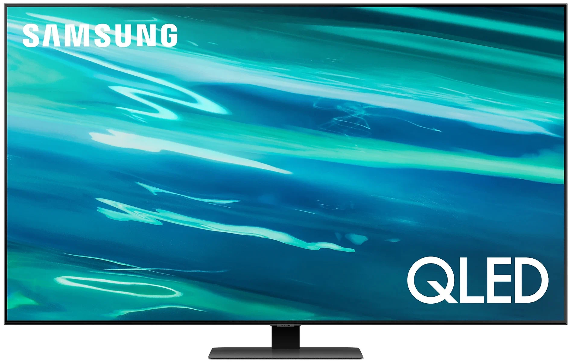 фото 65&quote; телевизор samsung qe65q80aaux 2021 qled, hdr, черный nobrand