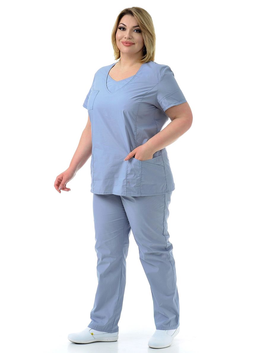 фото Костюм медицинский женский medicalwear олеся 104 серый 58 ru