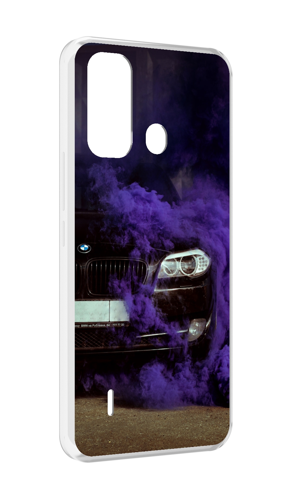 

Чехол MyPads бмв-с-фиолетовым-дымом мужской для ITEL A49 / A58 / A58 Pro, Прозрачный, Tocco