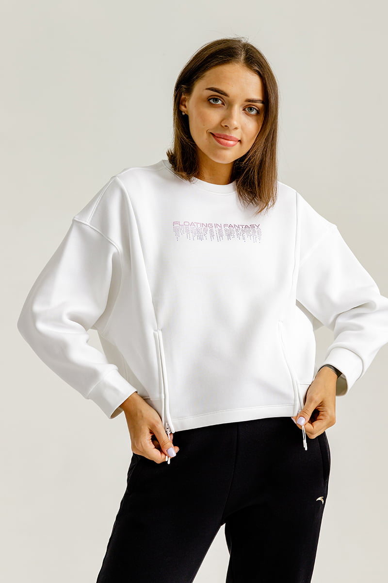 

Свитшот женский Anta 862237719 Training A-SPORTS SHAPE белый L, 862237719 Training A-SPORTS SHAPE