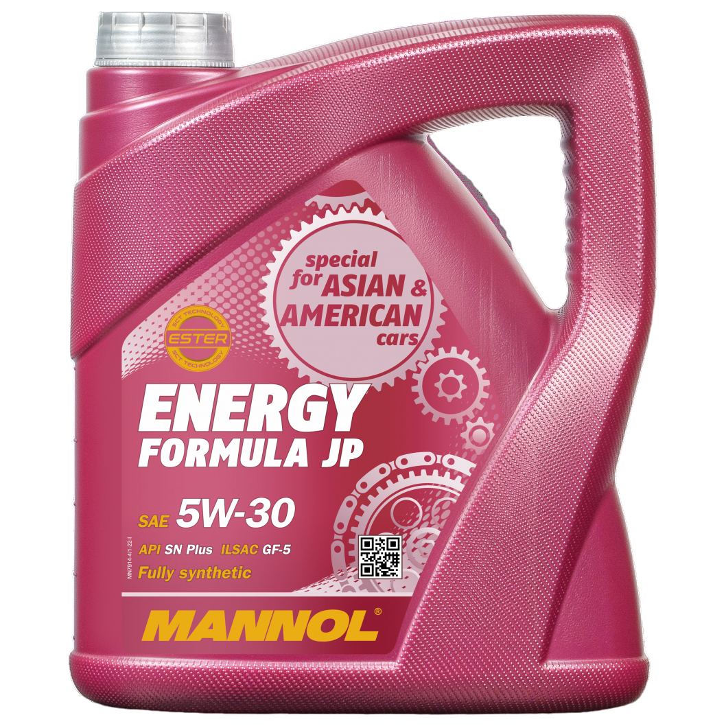 фото Моторное масло "mannol" 7914 energy formula jp 5w30 gf-5 sn (4 л) синт.