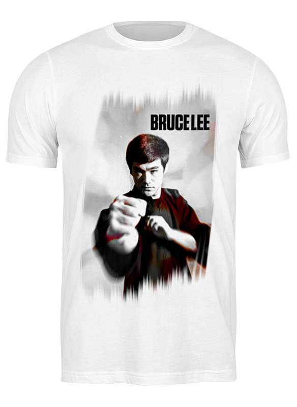 

Футболка мужская Printio Bruce lee белая XL, Белый, Bruce lee