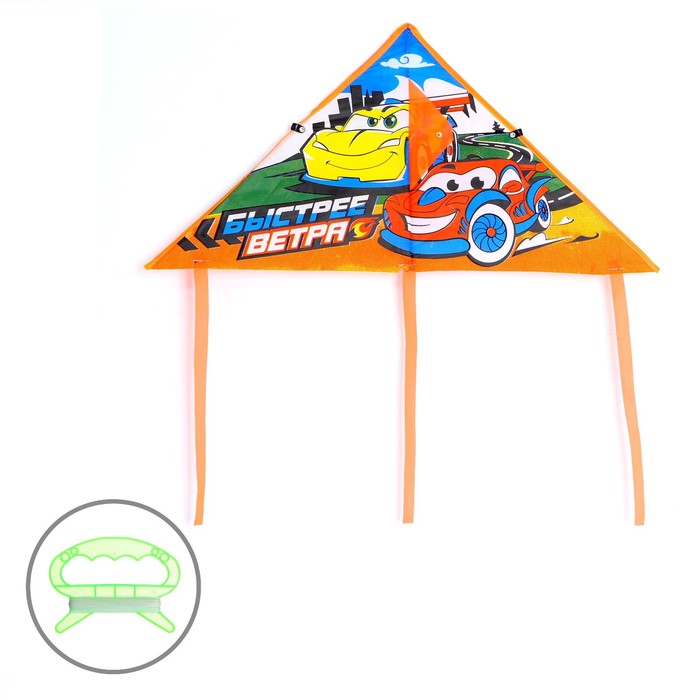 фото Воздушный змей funny toys быстрее ветра, 50х80 см