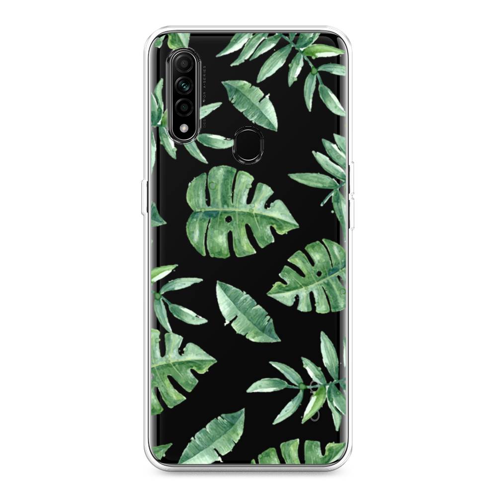 

Чехол Awog на Oppo A31 "Нарисованные пальмовые листья", Разноцветный, 252250-4