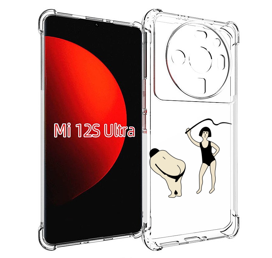 

Чехол MyPads женщина-наказывает для Xiaomi 12S Ultra, Прозрачный, Tocco
