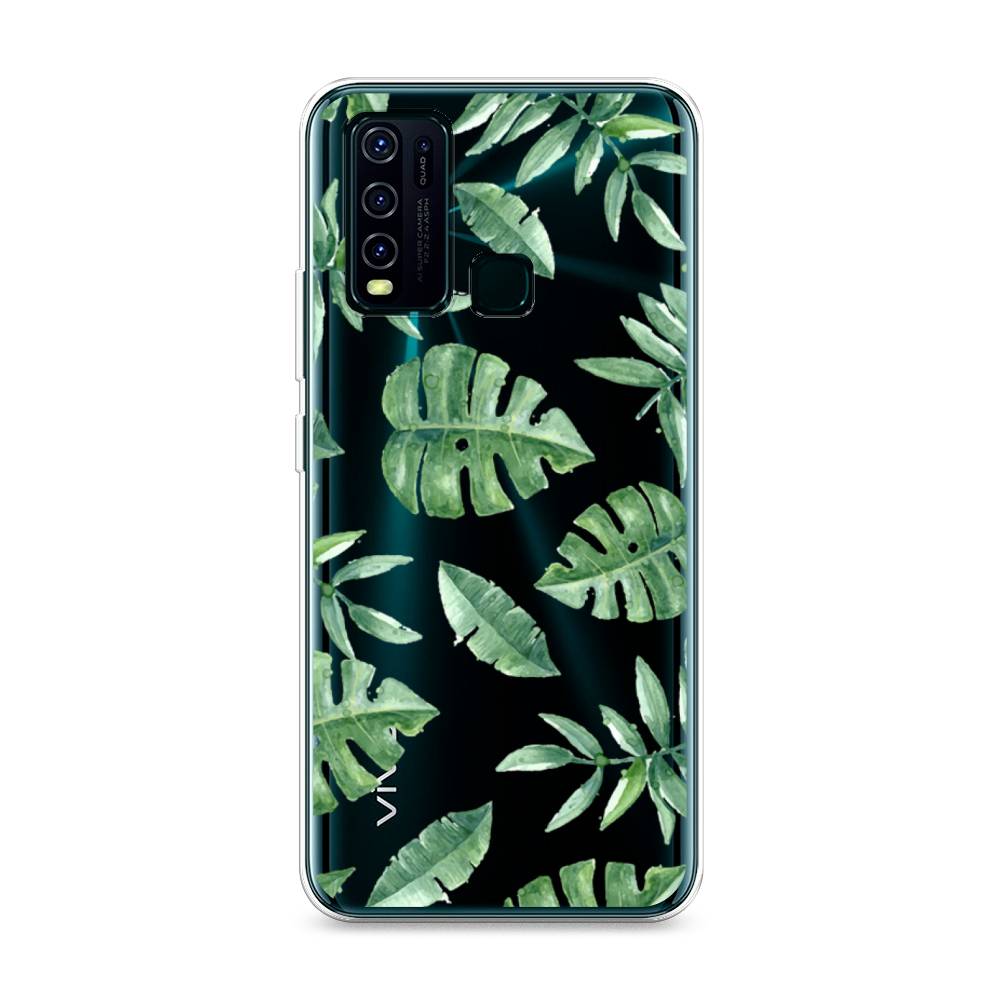 

Чехол Awog на Vivo Y30 "Нарисованные пальмовые листья", Разноцветный, 263150-4