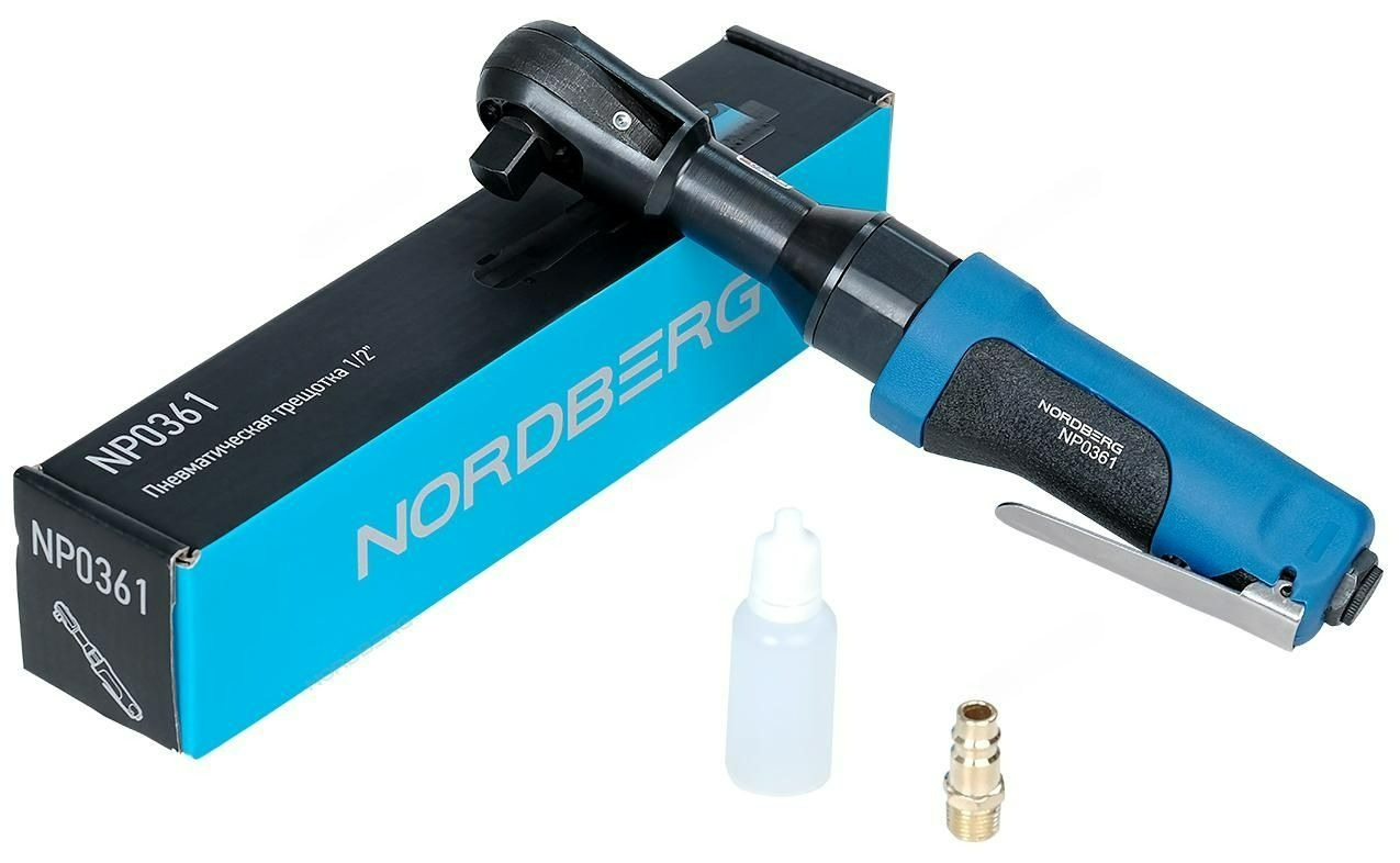

Пневмотрещотка 1/2", 88 Нм NORDBERG NP0361, NP0361