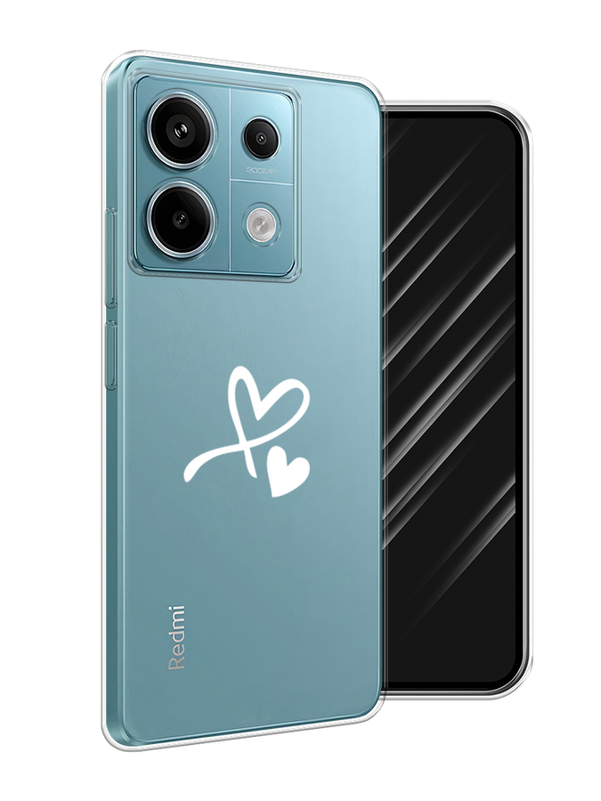 

Чехол Awog на Xiaomi Redmi Note 13 Pro 5G "Сердечко минимализм", Белый, 320150-1