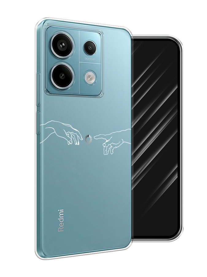 

Чехол Awog на Xiaomi Redmi Note 13 Pro 5G "Загрузка творения", Белый;серый;прозрачный, 320150-1