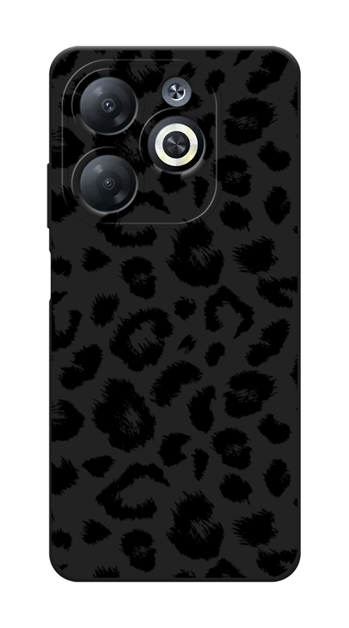 

Чехол Awog на Infinix Smart 8 "Окрас леопарда фон", Черный, 3105152-1