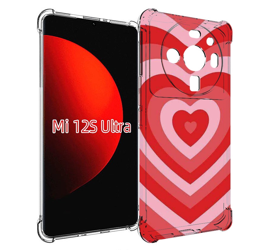 

Чехол MyPads завораживающее сердце женский для Xiaomi 12S Ultra, Прозрачный, Tocco