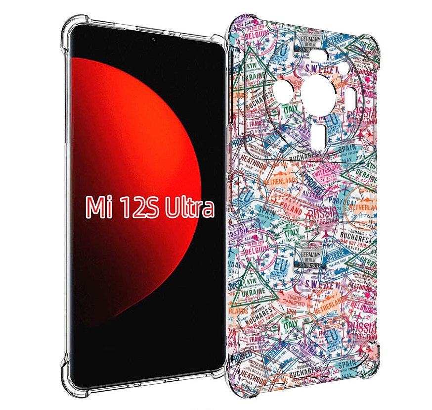 

Чехол MyPads загранчехол для Xiaomi 12S Ultra, Прозрачный, Tocco