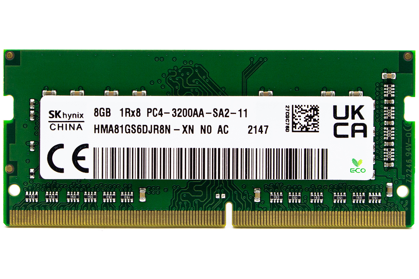 

Оперативная память Hynix HMA81GS6DJR8N-XN DDR4 1x8Gb 3200MHz, HMA81GS6DJR8N-XN