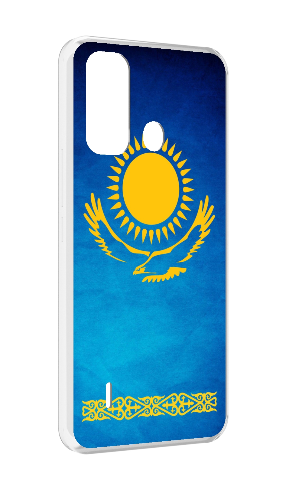 

Чехол MyPads герб и флаг казахстана для ITEL A49 / A58 / A58 Pro, Прозрачный, Tocco