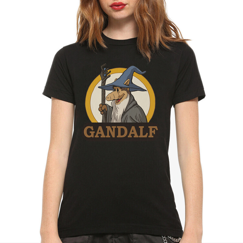 

Футболка женская Dream Shirts ГэндАльф 10004521 черная 2XL, ГэндАльф 10004521