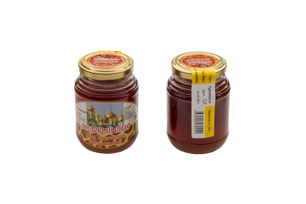 

Мёд гречишный стекло Медовый Спас 350гр