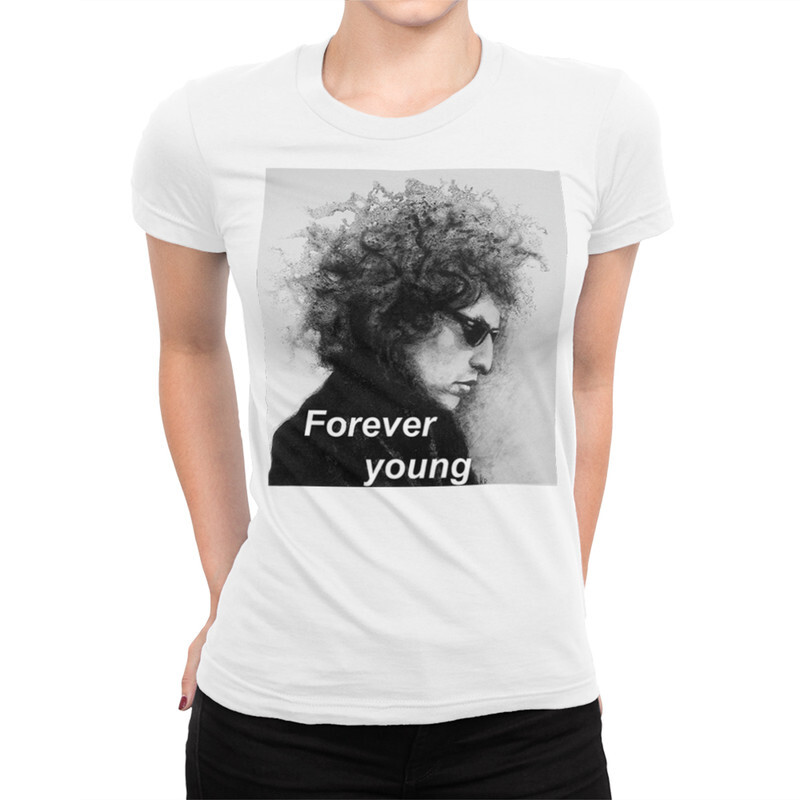 

Футболка женская Dream Shirts Боб Дилан - Forever Young 9899245111 белая M, Боб Дилан - Forever Young 9899245111