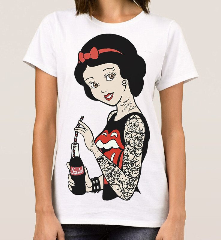 

Футболка женская Dream Shirts Рок Белоснежка 10004561 белая L, Рок Белоснежка 10004561