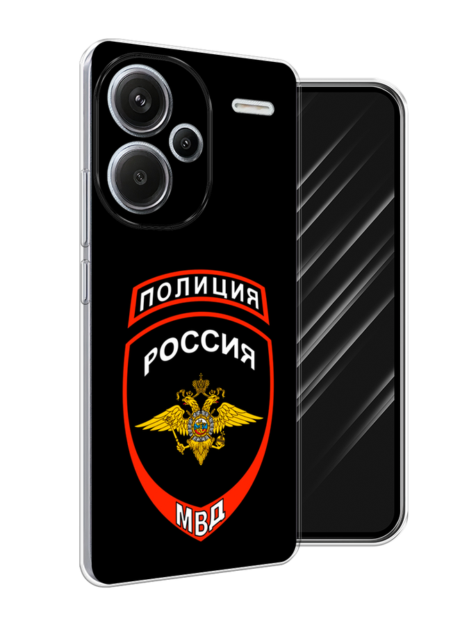 

Чехол Awog на Redmi Note 13 Pro+ "Полиция шеврон", Черный;красный;белый, 320250-1