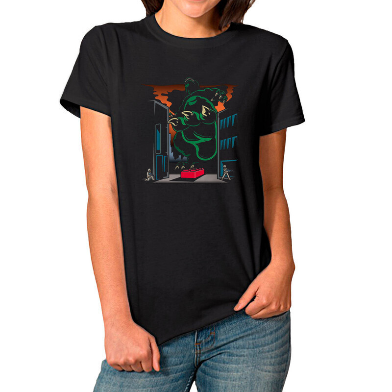 

Футболка женская Dream Shirts Годзилла 10004581 черная 2XL, Годзилла 10004581