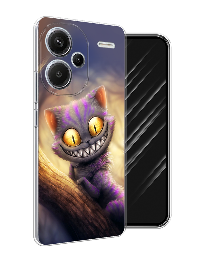 

Чехол Awog на Redmi Note 13 Pro+ "Cheshire Cat", Фиолетовый;желтый, 320250-1