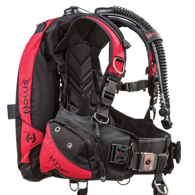 

Жилет компенсатор Hollis HD-200 размер S, Черный;красный, HD-200
