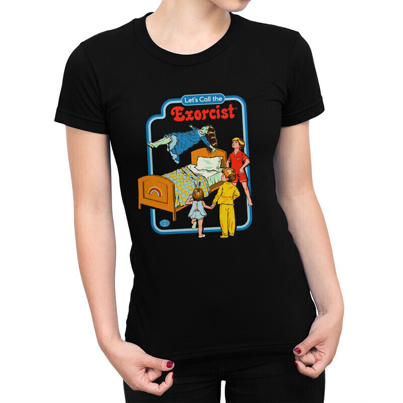 

Футболка женская Dream Shirts Давайте позовем экзорциста 10004591 черная M, Давайте позовем экзорциста 10004591