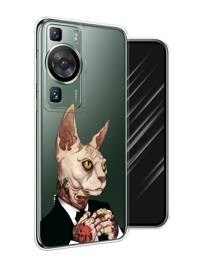 

Чехол Awog на Huawei P60/P60 Pro "Татуированный сфинкс", Бежевый;черный;красный, 6121150-7