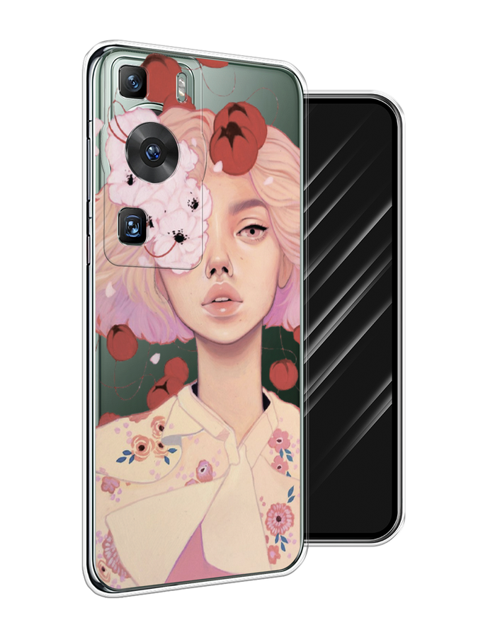 

Чехол Awog на Huawei P60/P60 Pro "Цветочная анархия", Бежевый;розовый;бордовый, 6121150-7
