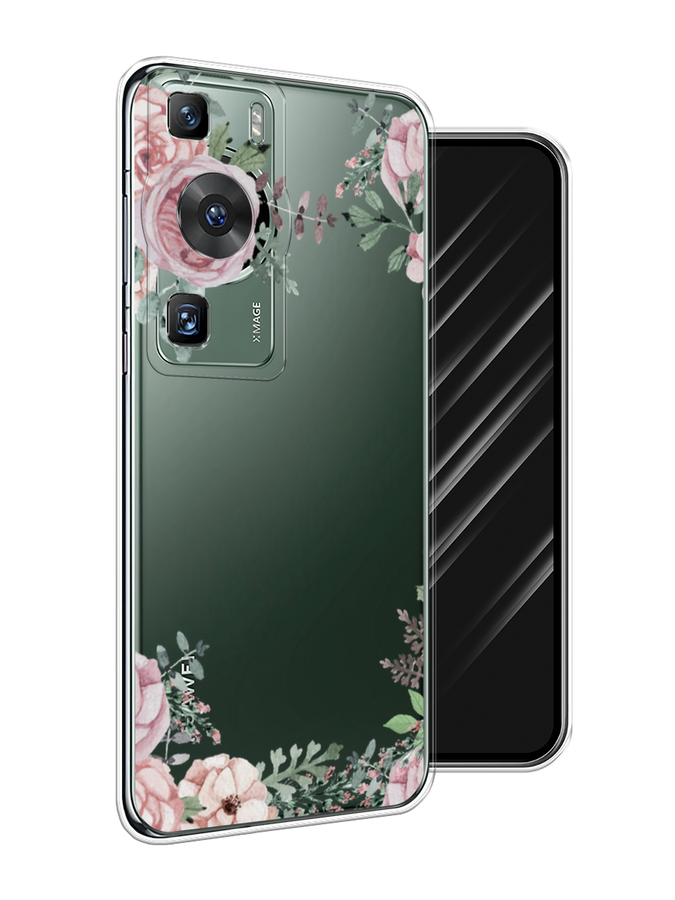 

Чехол Awog на Huawei P60/P60 Pro "Нежные розы акварель", Прозрачный;розовый;зеленый, 6121150-8