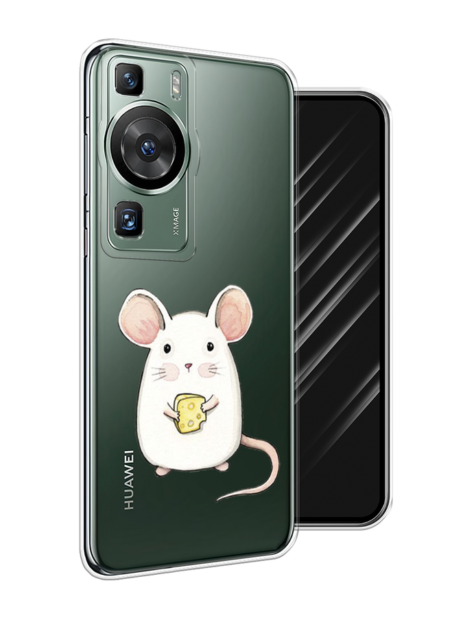 

Чехол Awog на Huawei P60/P60 Pro "Мышка", Белый, 6121150-1