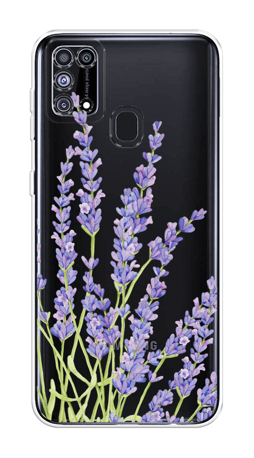 

Чехол на Samsung Galaxy M31 "Лавандовые стебли", Фиолетовый;зеленый, 2100750-1