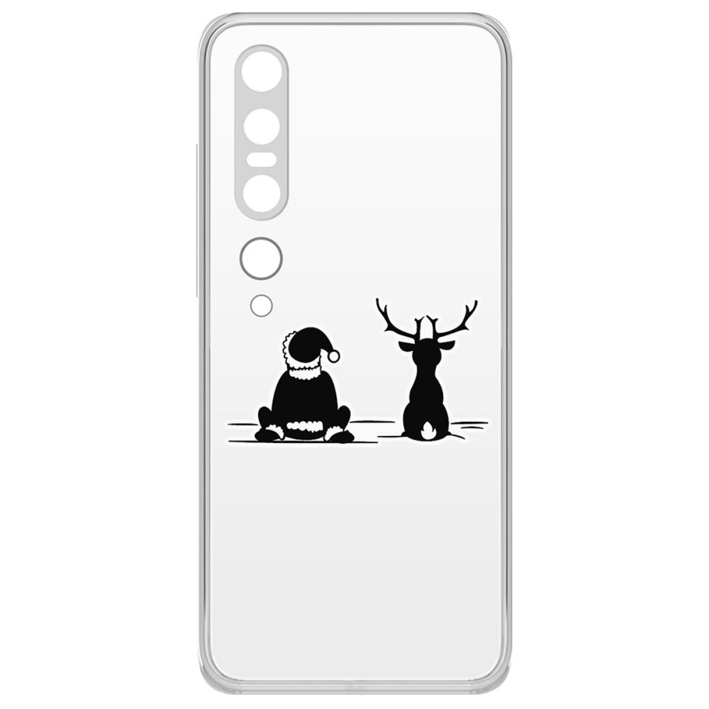 Чехол-накладка Krutoff Clear Case Мечтатели для Xiaomi Mi 10/Mi 10 Pro