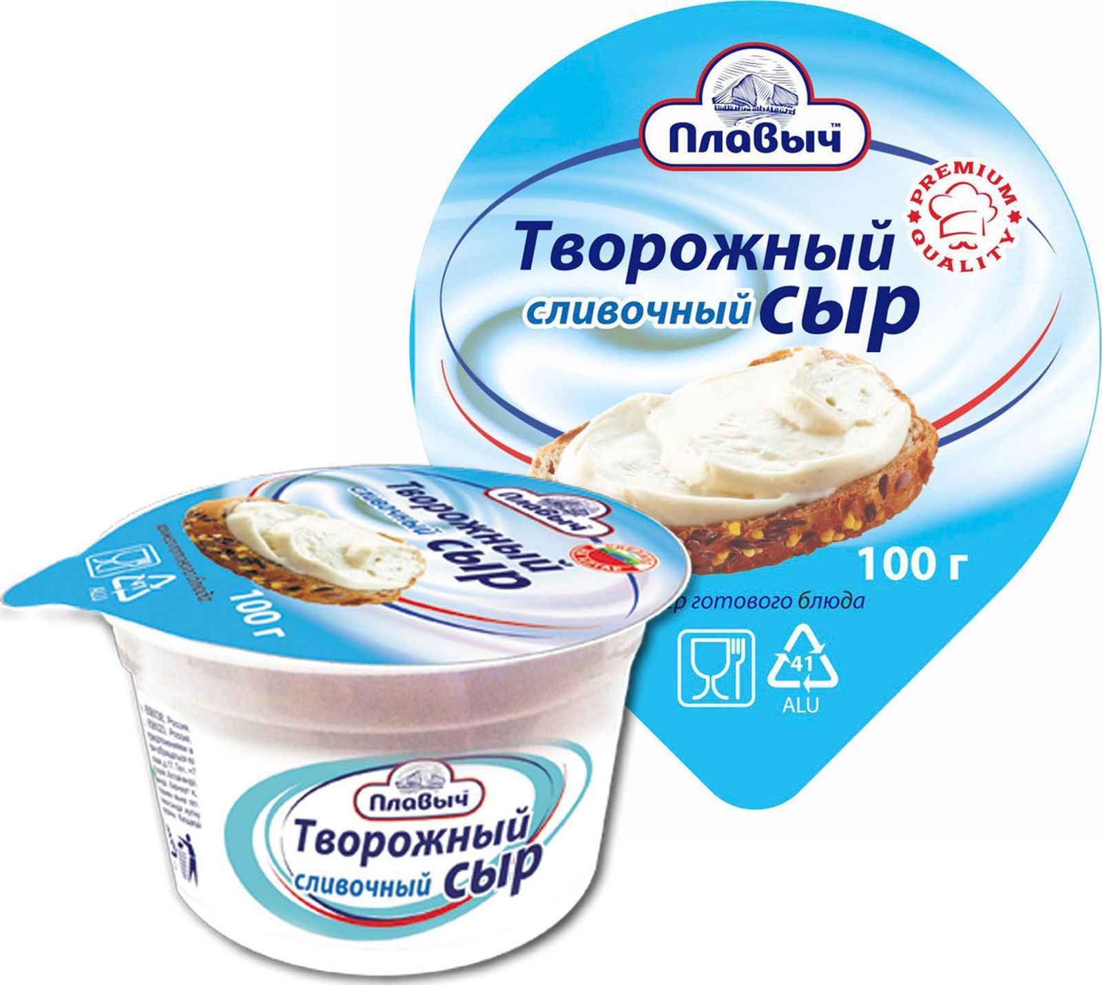 

Творожный сыр Плавыч сливочный 60% 100 г бзмж