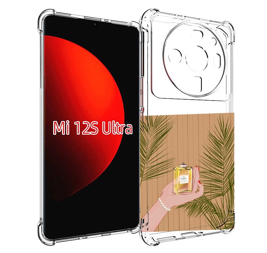 

Чехол MyPads запах-шанель-номер-5 для Xiaomi 12S Ultra, Прозрачный, Tocco