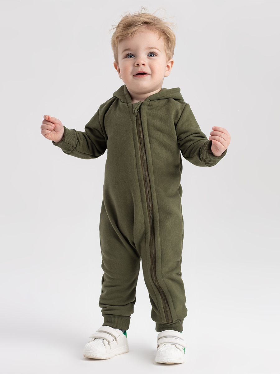 фото Комбинезон детский mowbaby dino, green, 62